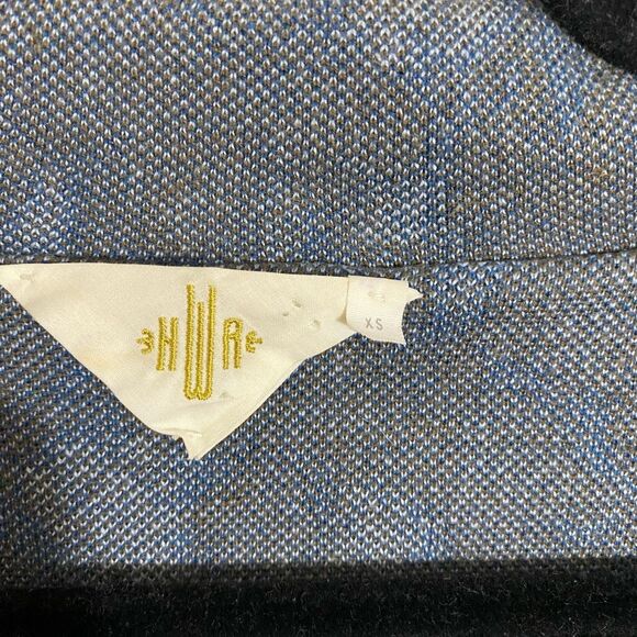 HWR Anthropologie Women’s Size XS Knit Cardigan Sweater Jacket Army Green - Picture 6 of 7